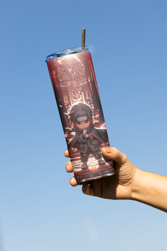 Itachi uchiha Chibi from Naruto Tumbler Bottle