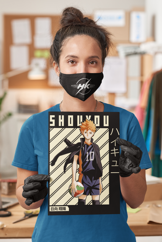 Shoyou Hinata From Haikyuu Anime Poster